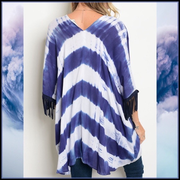 5🌟Boho Tie Dye Lightweight Cardigan - Picture 2 of 5